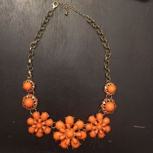 Floral statement necklace